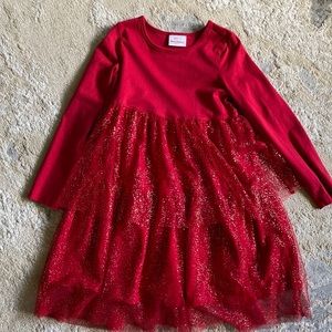 Hanna Andersson Girls Tiered Tulle Dress